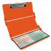 WhiteCoat Clipboard® Trifold - Orange Physical Therapy Edition